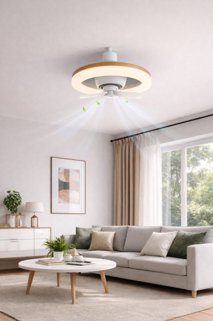 Led plafonjera sa ventilatorom