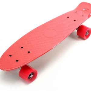 Penibord skejtbord 56cm svetleci tockovi crveni