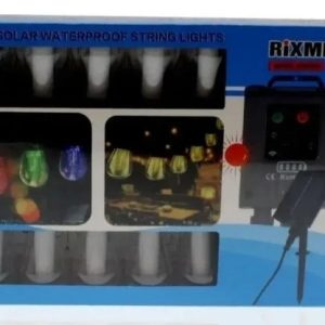 Sijalice 10 kom set RGB RIXME solarno punjenje