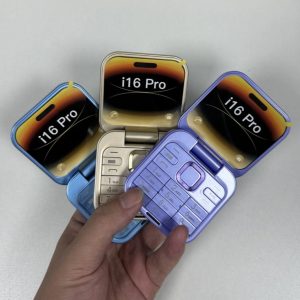 Mini mobilni telefon I16 pro flip sa dve kartice