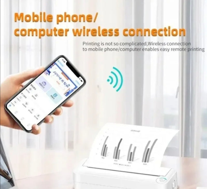 Stampac termalni bezicni bluetooth A4 prenosivi